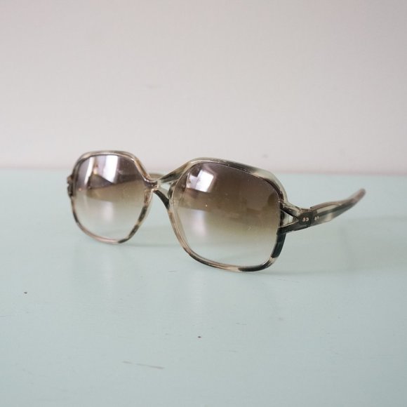 Vintage 60s 70s Renauld Sunglasses Oversize Cutout main image 4